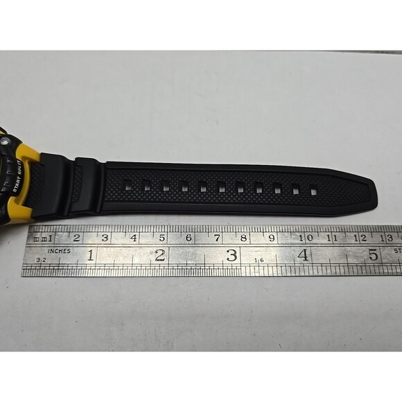 Timex Ironman Triathlon Flix Digital Yellow Black 100M Indiglo New Battery Watch - Picture 8 of 11